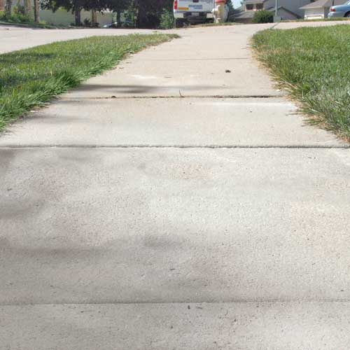 sidewalk leveling
