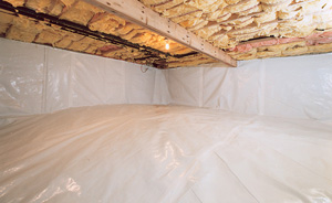 Crawl Space Moisture Barrier After in Chattanooga