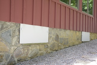 Airtight crawl space doors in Sevierville