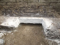 Preparing the foundation footing for a home foundation repair in Oak Ridge