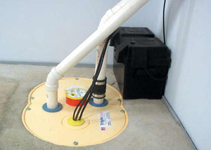 Soddy Daisy installation of a submersible sump pump system