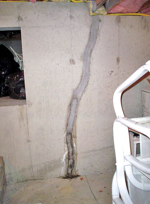 Basement Floor Wall Crack Repair Repair Leaking Cracks In