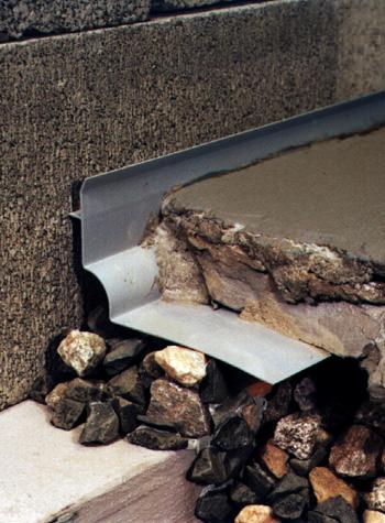 below foundation slab drain system for installing a French drain in Corryton